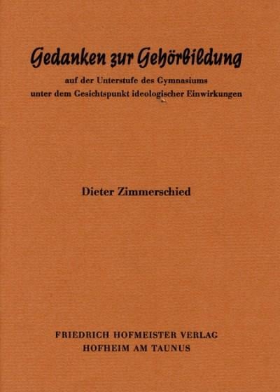 Gedanken zur Gehörbildung, br.